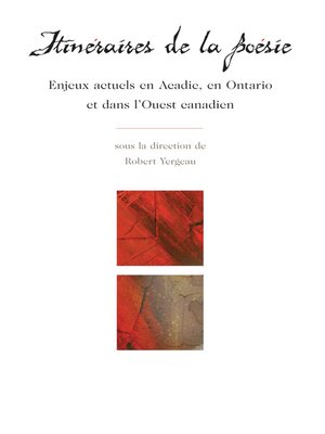 cover image of Itinéraires de la poésie